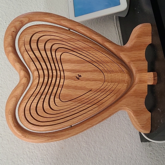 Wooden Table Top Home Decor Plate Fruit Holder - Picture 2 of 16